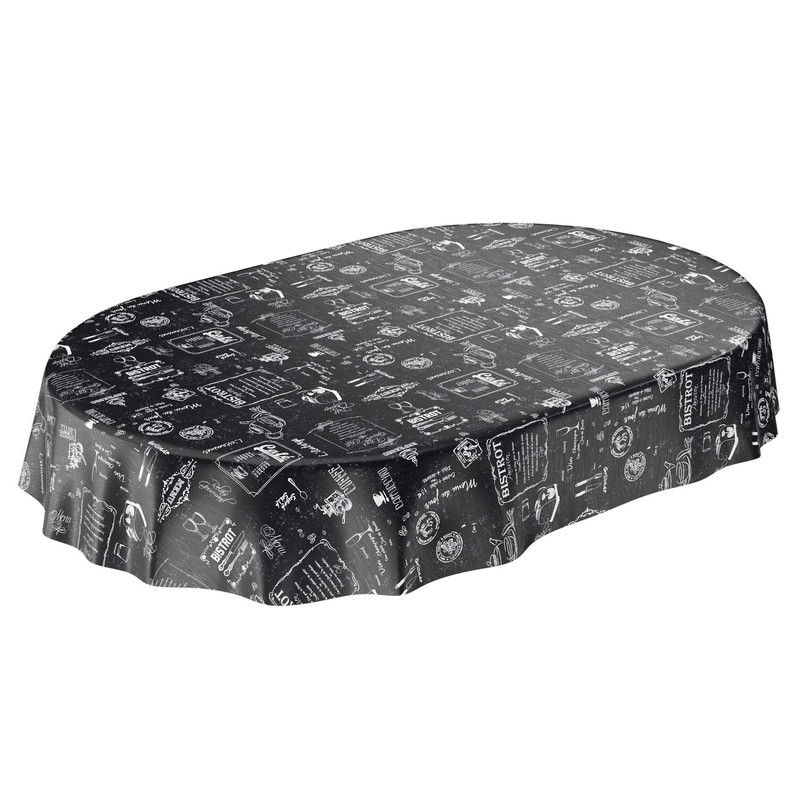 ANRO, oilcloth, wax tablecloth, linen look., 100 x 140cm