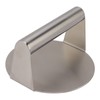 Stainless Steel Burger Press Professional Manual Adjustable Prevents Stick Grill