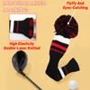 Golf Club Head Covers Knit for Woods Driver Fairway Hybrid
