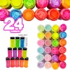 Free Samples and Cost 24 Pcs 2ozJar Glitter Sparkly Chunky