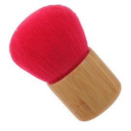 PACKOVE Makeup Powder Brush Portable Fluffy Face Blush Tool Compact and Lightweight Design for Travel Gentle Faux Bristles for All Skin Types for Holidays
