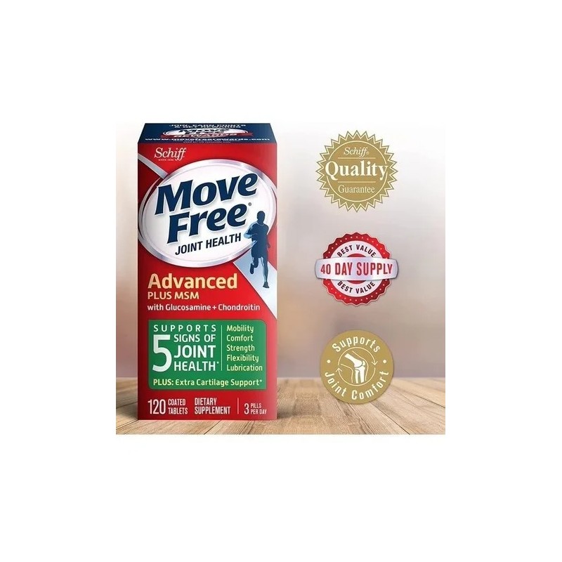 Move Free Avanzado (120 Tabs) Americano Salud Articulaciones