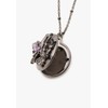 Anna Sui SAMN198650XV Butterfly Locket Necklace, Metal, No Gemstone