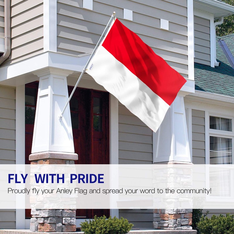 ANLEY Fly Breeze 3x5 Feet Indonesia Flag - Vivid Color