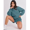 ANRABESS Women 2 Piece Outfits Sweat Shorts Sets 2025 Oversized