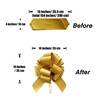 1PC Giant Gold Pull Bow for Gift Wrapping, 14" Glitter