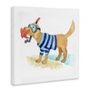 Stupell Industries Sandy Dog with Snorkel Canvas Wall Art Design