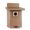 Kettle Moraine Recycled Wren & Chickadee Nest Box for Mounting