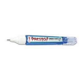 Pentel Presto! Multipurpose Correction Pens - PENZL31W - White Correction Fluid - Each