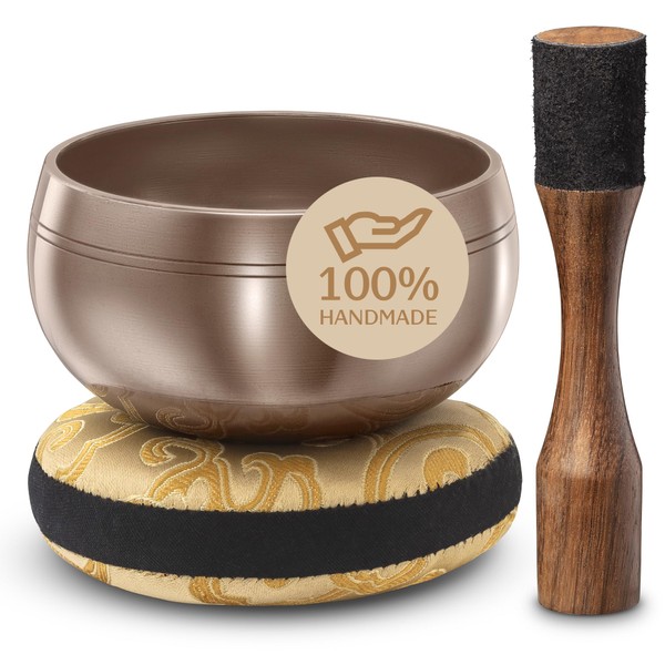 Tibetan Singing Bowl Set – Authentic Hand-Tuned Sound Bowl for