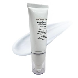 Bee Naturals Restore Night Creme with Zinc Oxide - Barrier Support & Hydration, Dermatologist-Recommended Non-Comedogenic Formula, Ideal for Face Basting, All Skin Types, Fragrance-Free, 1.5 Oz