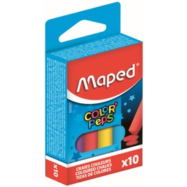 Maped M593501 - Kreide Color Peps, 10er Packung, rund, sortiert