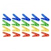 Small Non-Slip Rainbow Clothespins - 20 Pcs Bulk Pack Set 4ea