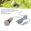 12V 5W Bulb E27 Spiral Bulb Lamp with DC Cable