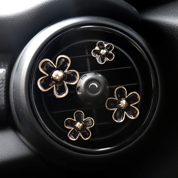 INEBIZ Car Charm Beautiful Daisy Flowers Air Vent Decorations Cute