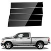 ACLONG Glossy Black Stainless Steel Pillar Posts Door Window Trim
