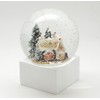 Pure-Line 20128 Snow Globe Sugar Baker's House, White Corner Socket,