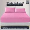 Rohi® Percale Polycotton Single Bed Sheets - 16"/40 Cm Extra