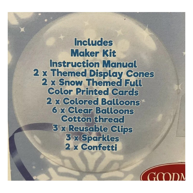 Goodmark Stuff A Loons Snow globe Maker Kit Value Set