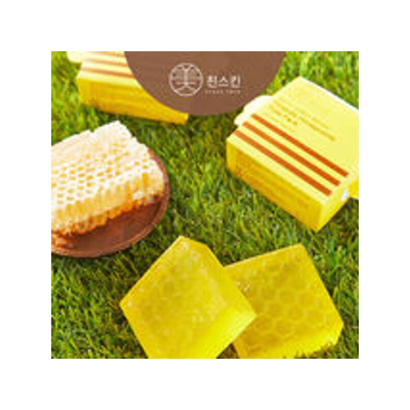 Michin Skin 미친스킨 프로폴리스 벌집모공팩 비누 3개+거품망 Crazy Skin Propolis