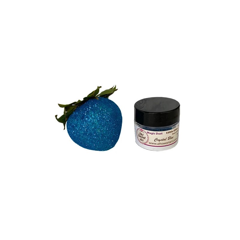 Oh Sweet Art Edible Glitter dust CRYSTAL BLUE ( 6