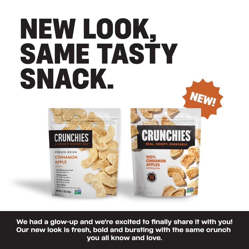 Crunchies Freeze-Dried Fruits, 100% All Natural Crispy Fruit, Non GMO