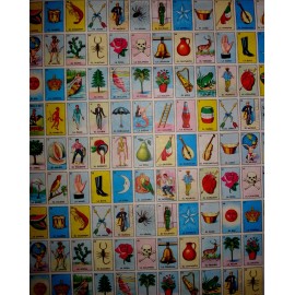 Loteria Mexican Loteria  Shee Traditional Game Poster Gift Wrapping Pop Art