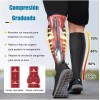 to Calcetines De Compresión Mujer Y Hombre Para Deportivas 6par