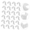 COHEALI 60pcs PVC Insulated Flame Retardant Pipe Clamp Bracket Support