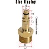 LALOCAPEYO Pressure Adapter Set M22 Quick Connect Kit for High