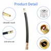 Pack of 2 Valve Extension Tyre Bicycle Car Valve Extension