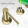 Samodra Sink Soap Dispenser, Metal Pump Head Liquid Lotion Countertop