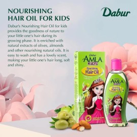 Aceite Capilar Dabur Amla Para Niños Nutritivo Con Oliva Y A