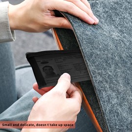 Classycoo Mini Zipper Mesh Bags 5 Pack,3" x 4.3" Nylon Small Zipper Mesh Pouch Key Holder,Coin Purse,Card Holder, Portable Travel Makeup Cosmetic Mesh Zipper Bags for Lipstick,Earphone (Black)