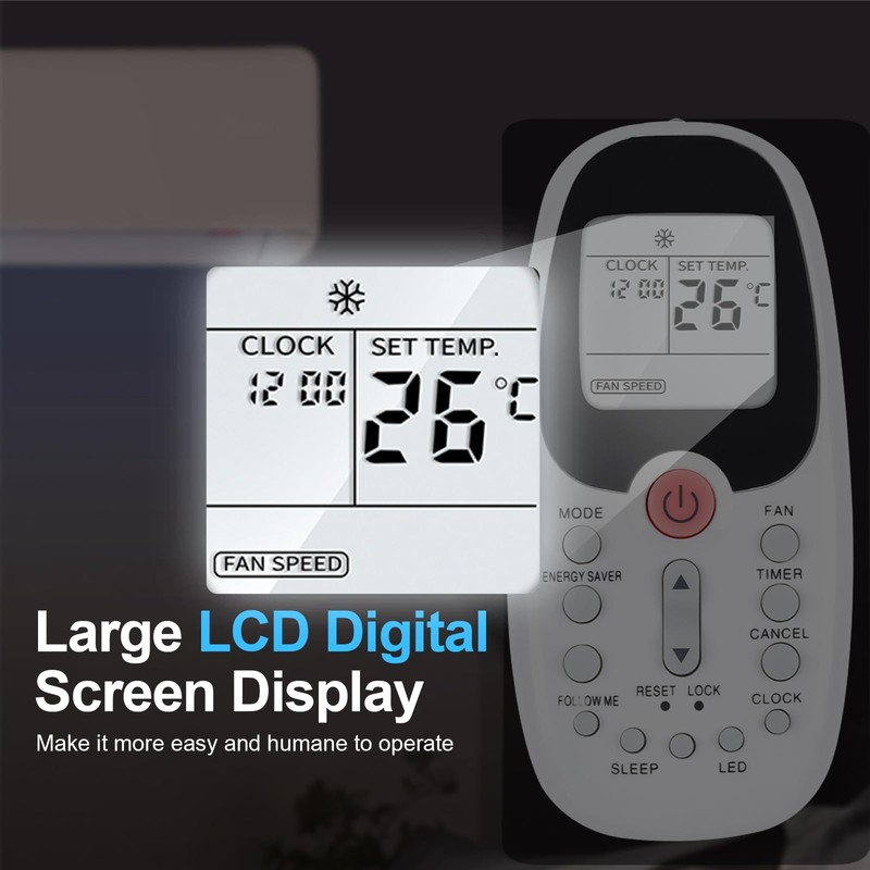 HZIME New Replacement AC A/C Remote Control Compatible for Arctic