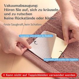 Vacuum Tech Carpet Gripper Non-Slip Mat for Parquet Floor Tiles Washable Reusable Non-Slip Mat Carpet Non-Slip Anti-Slip Curling 10 x 10 cm Pack of 4 FuKuEn