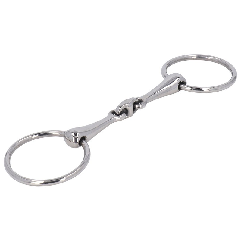 Horse Snaffle Stainless Steel Flexible Jointed Wearable Rust Proof O