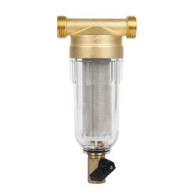 Reusable Flushable Fine Filter, Tap Water Filter, Water Filter, Pre-Filter Sediment Filter for Well Water Hose Sediment Filter (3/4 Inch)