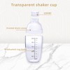 Plastic Bar Cocktail Shaker with Measuring Jigger Set,Hand Drink Mixer
