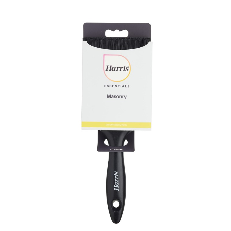 Harris Essentials Masonry Paint Brush, 4",Black