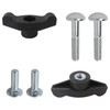 WELURE Lawn Mower Handle Hardware Kit – 2 Ergonomic Knobs