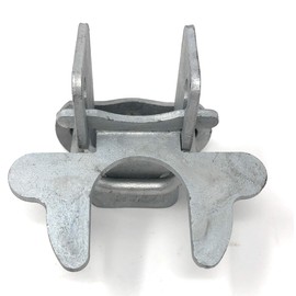 Kennel Gate Latch, 1-3/8" Frame Galvanized Steel