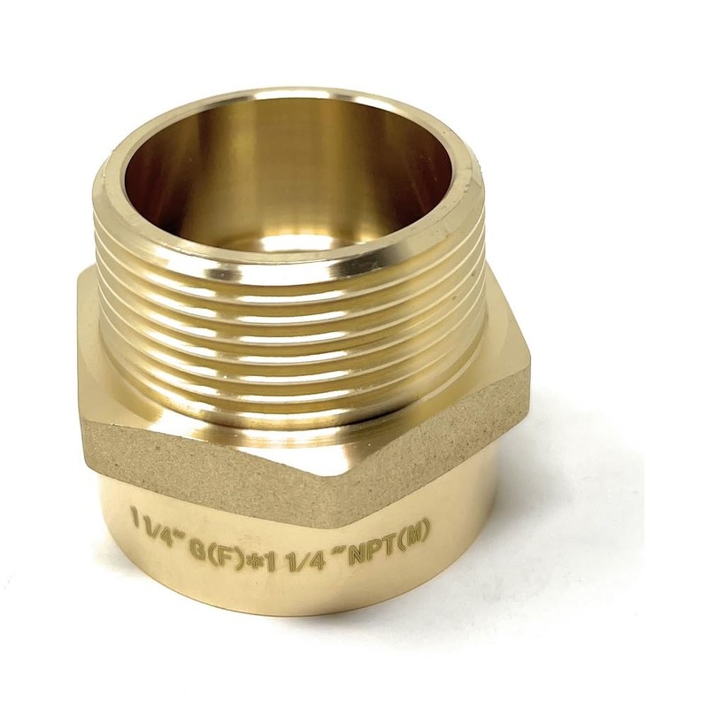 G Thread (British BSPP) Female to NPT Thread Male Pipe