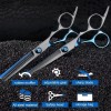Paquete Tijeras Barbero Profesionales Tornasol Para Salon
