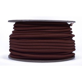 Chocolate 3/16" Shock Cord - BORED PARACORD Marine Grade Shock/Bungee/Stretch Cord 3/16 inch x 100 feet Several Colors - Made in USA