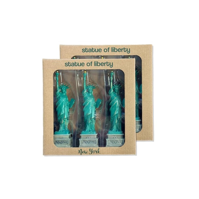 City-Souvenirs Statue of Liberty 6 Inch Replica (6 Pack)