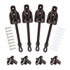 Medduw Sun Shade Parts Bungee Kit and End Cap,Weather Resistance,for