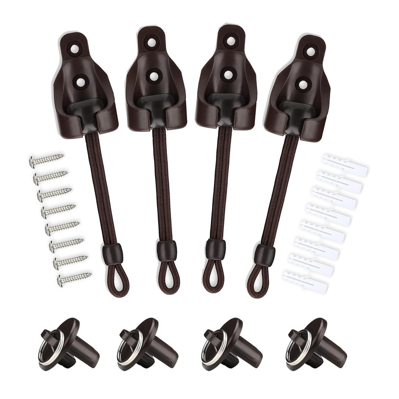 Medduw Sun Shade Parts Bungee Kit and End Cap,Weather Resistance,for