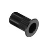 sourcing map M5 Rivet Nuts Carbon Steel Knurled Flat Head