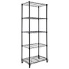 Whitmor 5 Tier Storage Shelves, Heavy Duty Metal Shelving, 400